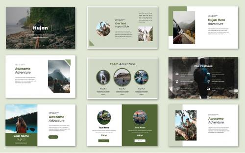 Hujan Traveling PowerPoint Template Hujan Traveling PowerPoint Template