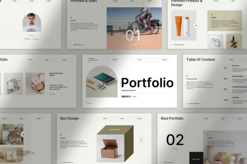 Portfolio PowerPoint Template Portfolio PowerPoint Template