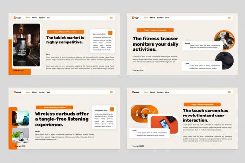 Canggie - Gadget Mobile App Powerpoint Template Canggie - Gadget Mobile App Powerpoint Template