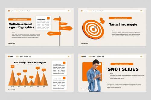 Canggie - Gadget Mobile App Powerpoint Template Canggie - Gadget Mobile App Powerpoint Template