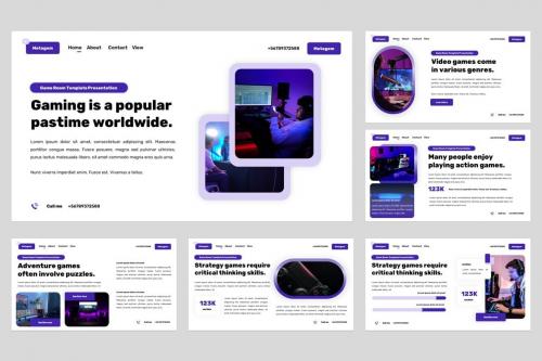 Metagem - Esports and Gaming Powerpoint Template Metagem - Esports and Gaming Powerpoint Template