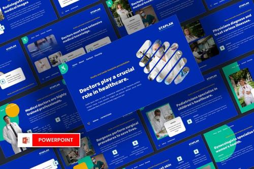 Staplan - Healty and Medical Powerpoint Template Staplan - Healty and Medical Powerpoint Template
