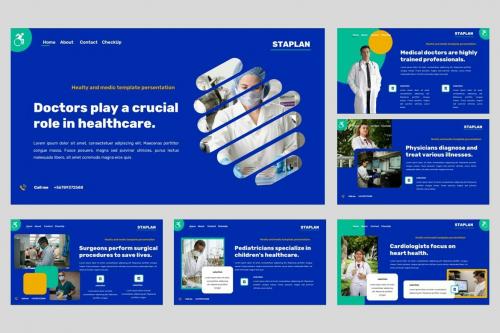 Staplan - Healty and Medical Powerpoint Template Staplan - Healty and Medical Powerpoint Template