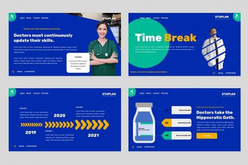 Staplan - Healty and Medical Powerpoint Template Staplan - Healty and Medical Powerpoint Template
