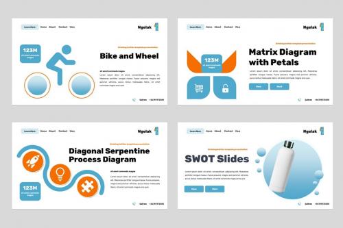 Ngelak - Drinking Water Bottle Powerpoint Template Ngelak - Drinking Water Bottle Powerpoint Template