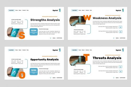 Ngelak - Drinking Water Bottle Powerpoint Template Ngelak - Drinking Water Bottle Powerpoint Template