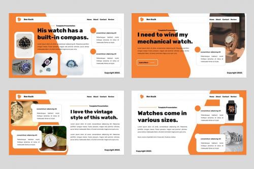 Ben Gasik - Luxury Watch Powerpoint Template Ben Gasik - Luxury Watch Powerpoint Template