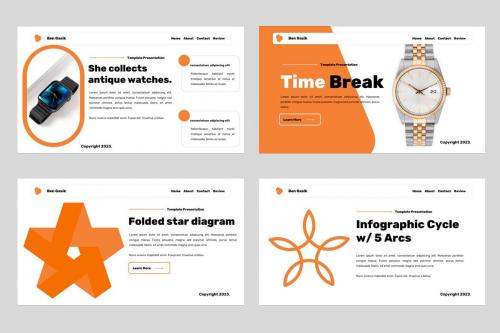 Ben Gasik - Luxury Watch Powerpoint Template Ben Gasik - Luxury Watch Powerpoint Template