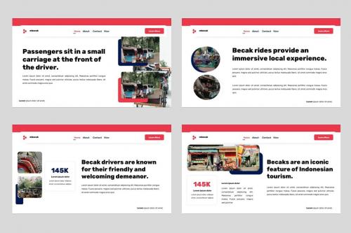 Mbecak - Transport & Logistics Powerpoint Template Mbecak - Transport & Logistics Powerpoint Template