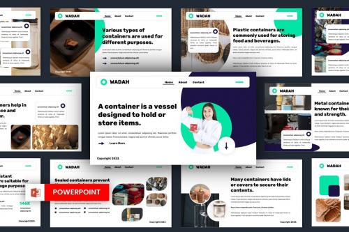 Wadah - Jar & Home Decoration Powerpoint Template Wadah - Jar & Home Decoration Powerpoint Template