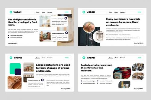 Wadah - Jar & Home Decoration Powerpoint Template Wadah - Jar & Home Decoration Powerpoint Template