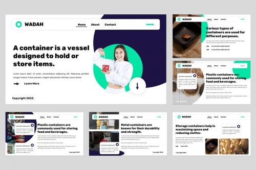 Wadah - Jar & Home Decoration Powerpoint Template Wadah - Jar & Home Decoration Powerpoint Template