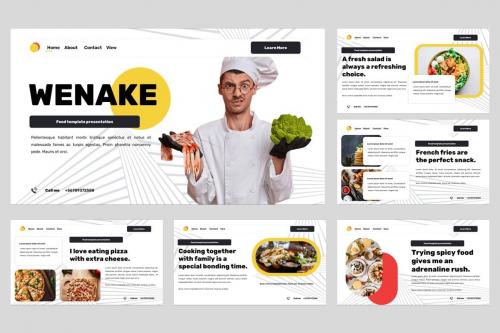 Wenake - Food & Beverages Powerpoint Template Wenake - Food & Beverages Powerpoint Template
