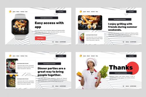 Wenake - Food & Beverages Powerpoint Template Wenake - Food & Beverages Powerpoint Template
