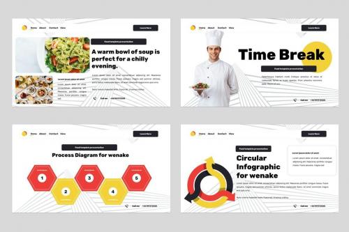 Wenake - Food & Beverages Powerpoint Template Wenake - Food & Beverages Powerpoint Template