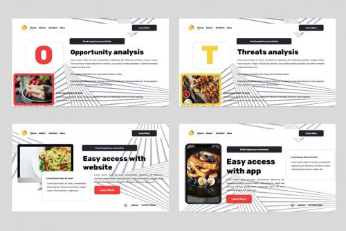 Wenake - Food & Beverages Powerpoint Template Wenake - Food & Beverages Powerpoint Template