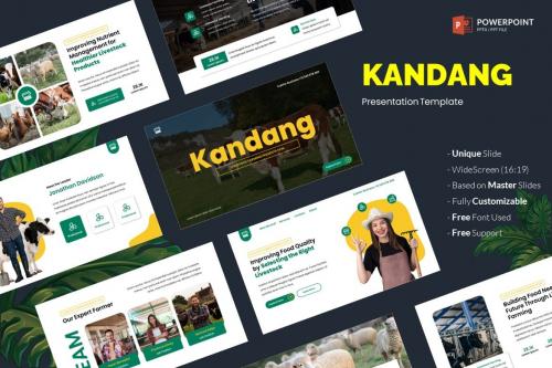 Kandang - Livestock & Farm Powerpoint Template Kandang - Livestock & Farm Powerpoint Template
