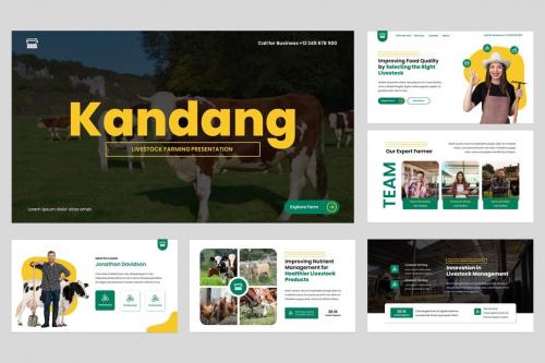 Kandang - Livestock & Farm Powerpoint Template Kandang - Livestock & Farm Powerpoint Template