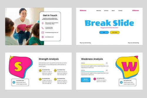 Kidzone - Kids Education Powerpoint Template Kidzone - Kids Education Powerpoint Template