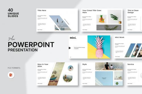 Mini PowerPoint Presentation Template Mini PowerPoint Presentation Template