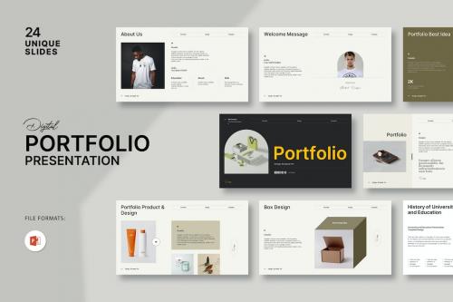 Portfolio PowerPoint Template Portfolio PowerPoint Template