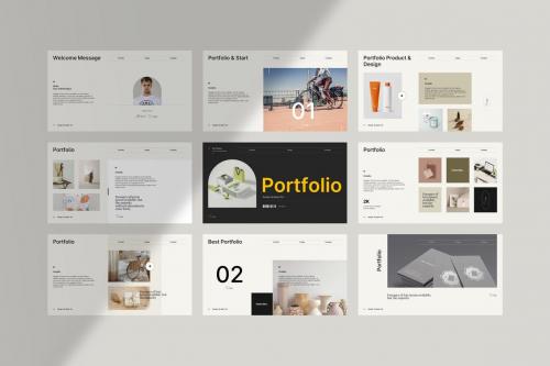 Portfolio PowerPoint Template Portfolio PowerPoint Template
