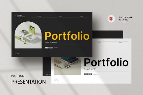 Portfolio PowerPoint Template Portfolio PowerPoint Template