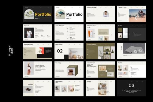 Portfolio PowerPoint Template Portfolio PowerPoint Template