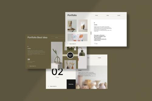 Portfolio PowerPoint Template Portfolio PowerPoint Template