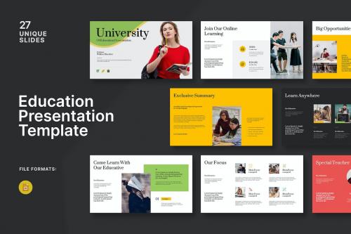 Education Presentation Template Education Presentation Template