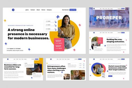 Proreper - Business Plan Powerpoint Template Proreper - Business Plan Powerpoint Template