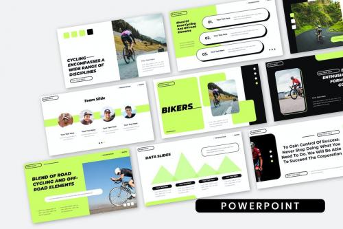 Bikers Sport Modern Presentation Powerpoint Bikers Sport Modern Presentation Powerpoint