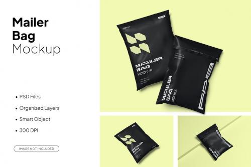 Mailer Bag Mockup Mailer Bag Mockup