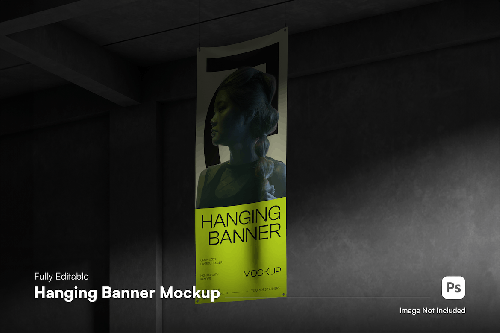 Hanging Banner Mockup Hanging Banner Mockup