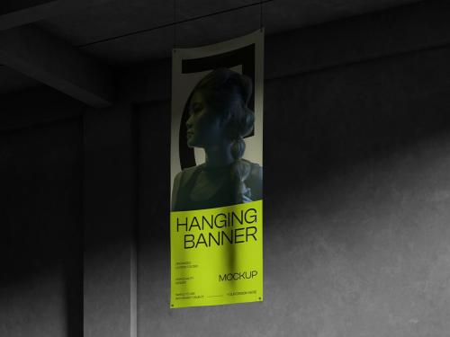 Hanging Banner Mockup Hanging Banner Mockup