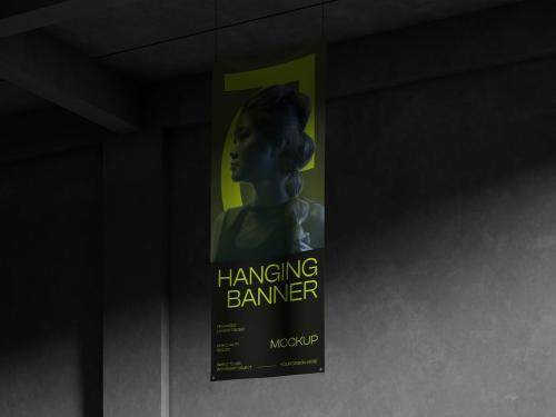 Hanging Banner Mockup Hanging Banner Mockup