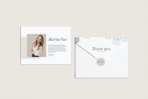 Thank You Card Mockup Thank You Card Mockup