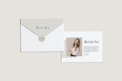 Thank You Card Mockup Thank You Card Mockup