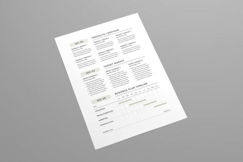 Business Plan Sheet Business Plan Sheet
