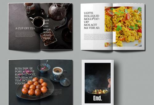 Food Magazine Template Food Magazine Template