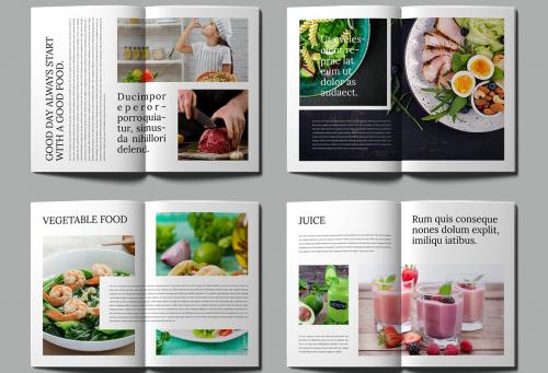 Food Magazine Template Food Magazine Template