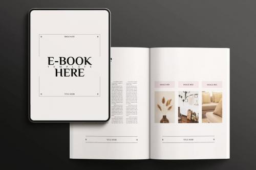 E-Book Brochure Template E-Book Brochure Template