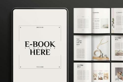 E-Book Brochure Template E-Book Brochure Template