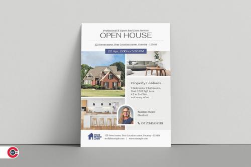 Real Estate Open House Flyer & Social Media Kit Real Estate Open House Flyer & Social Media Kit