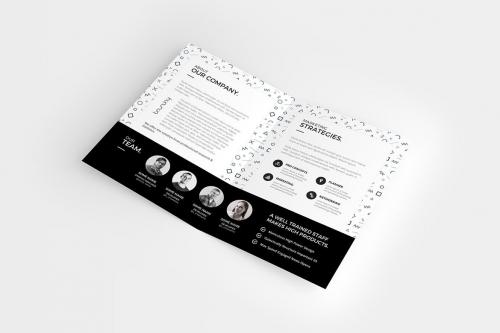 Minimal A4 / A5 Bifold Brochure Minimal A4 / A5 Bifold Brochure