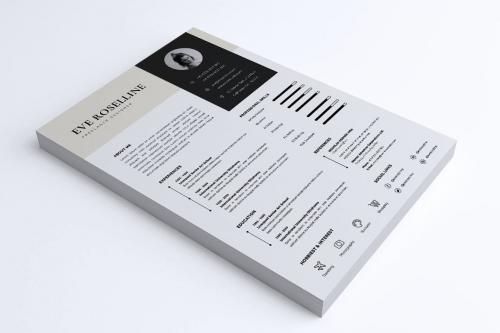 Minimalist CV Resume Vol. 18 Minimalist CV Resume Vol. 18