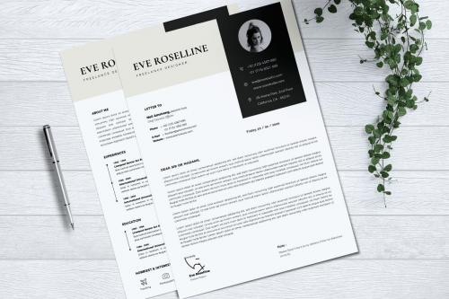 Minimalist CV Resume Vol. 18 Minimalist CV Resume Vol. 18