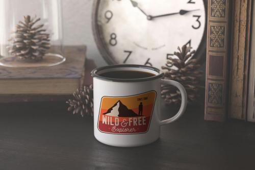 Wild Explorer Badge / Vintage Travel Logo Patch Wild Explorer Badge / Vintage Travel Logo Patch