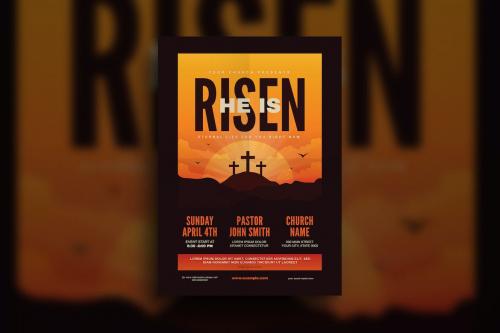 He is Risen Church Flyer He is Risen Church Flyer