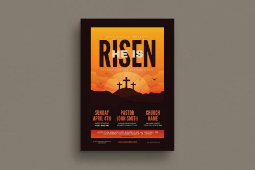 He is Risen Church Flyer He is Risen Church Flyer